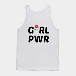 Girl Power with Rose Logo Tank Top